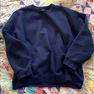 Navy crewneck